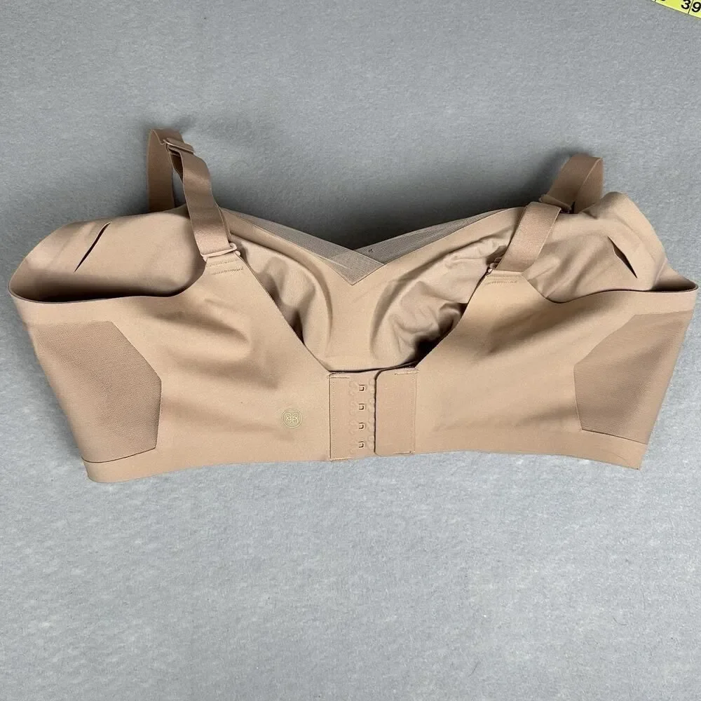 HoneyLove Crossover Bra Size 1X 40 C/D Beige Lined Wireless Comfort Multiway